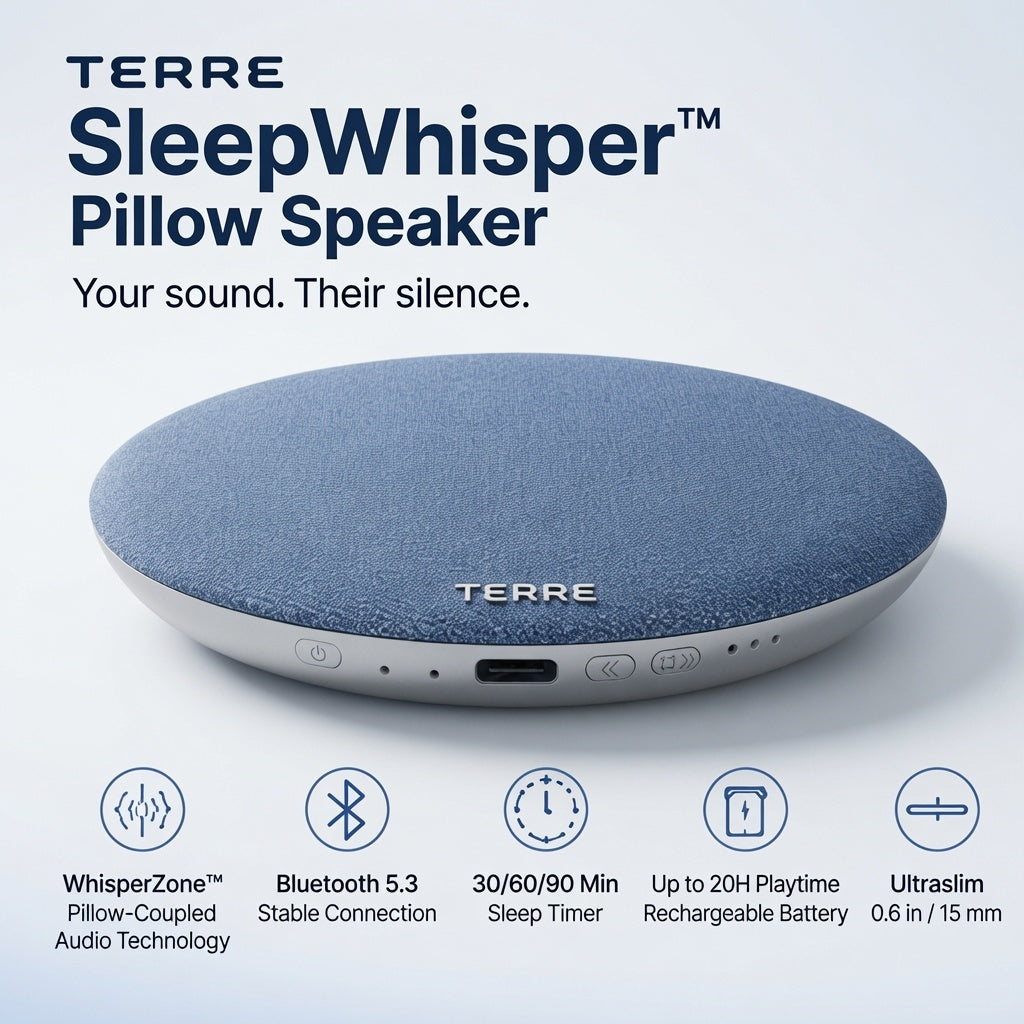 Terre SleepWhisper™ Pillow Speaker