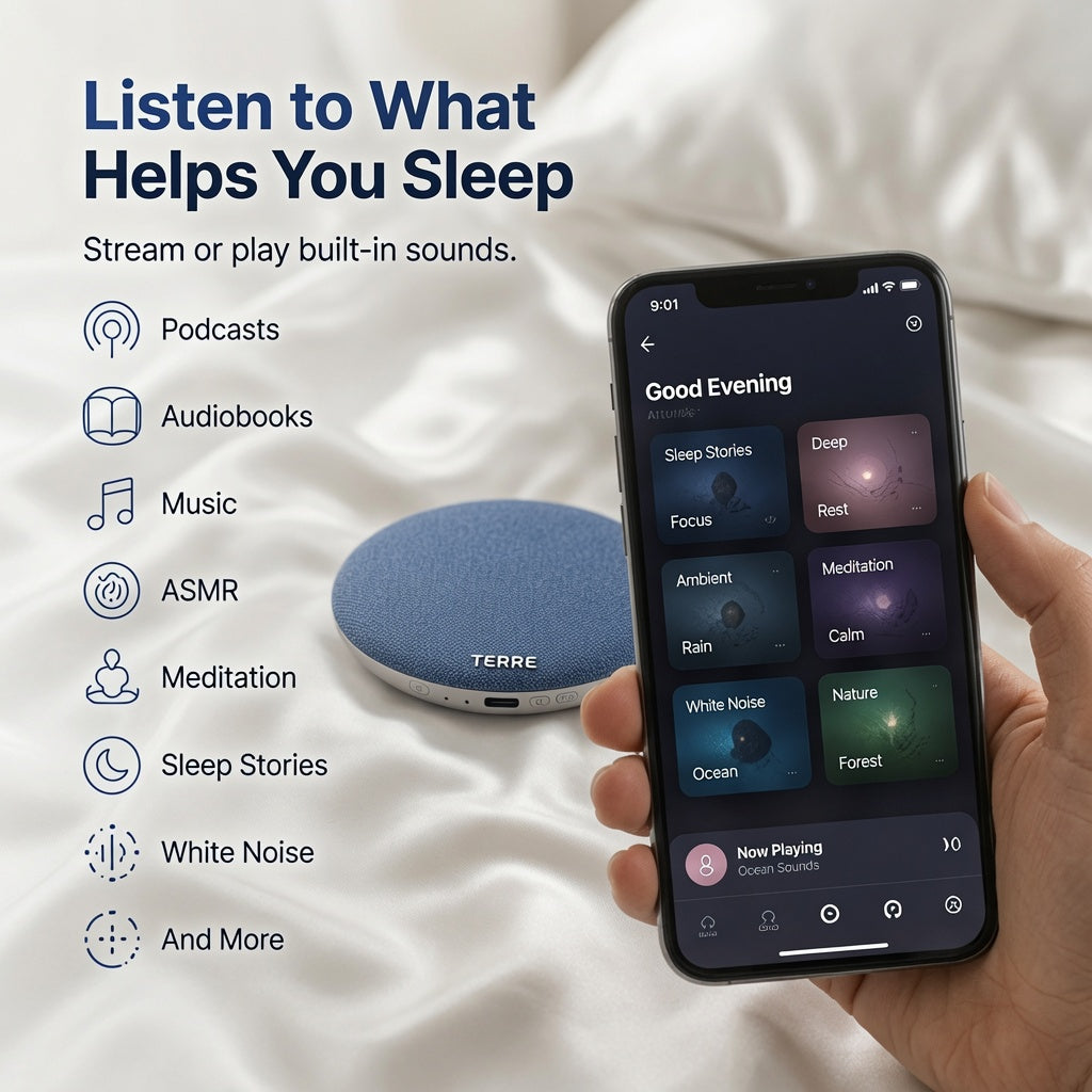 Terre SleepWhisper™ Pillow Speaker
