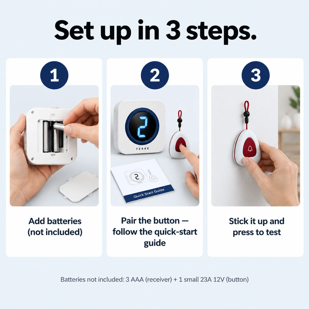 Terre HelpBell Wireless Call Button