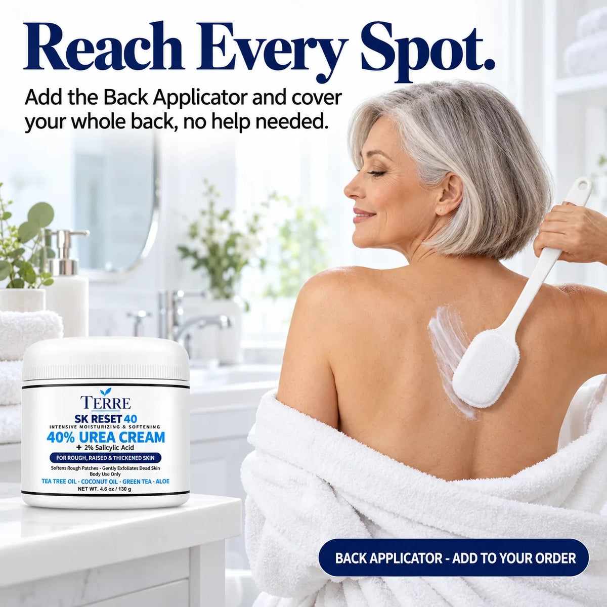 Terre SK Reset 40 — 40% Urea Cream with 2% Salicylic Acid