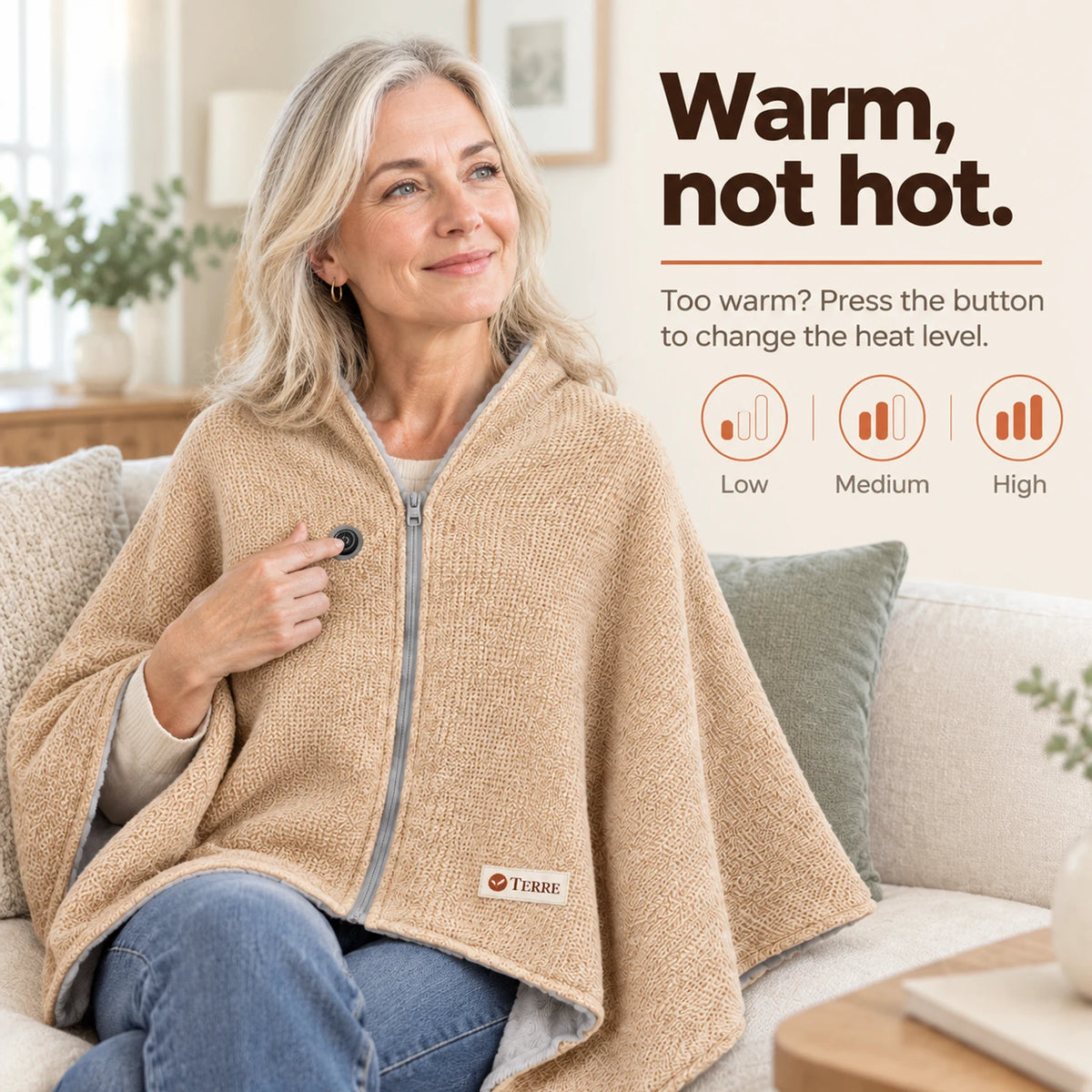Terre WarmWrap Heated Shawl
