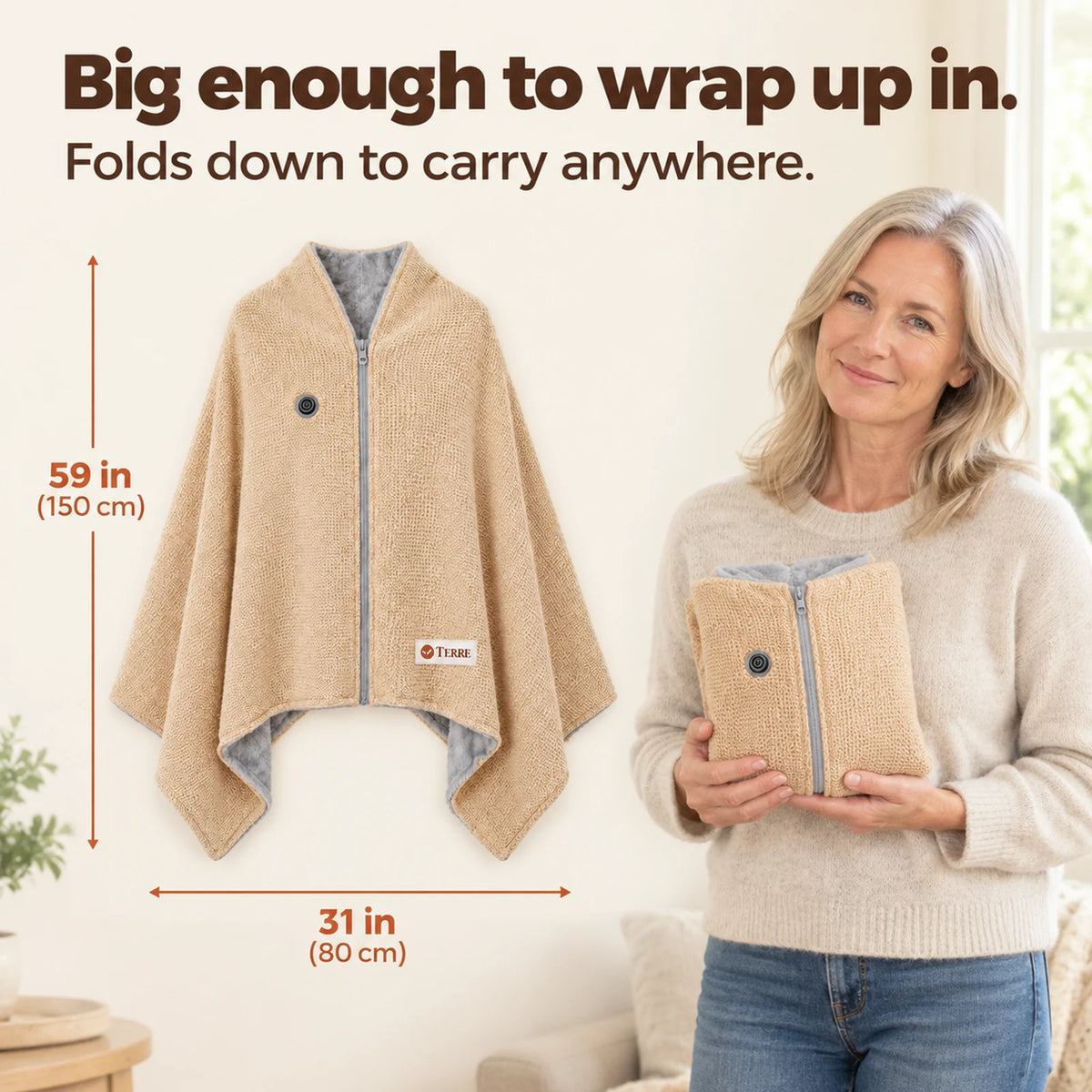 Terre WarmWrap Heated Shawl